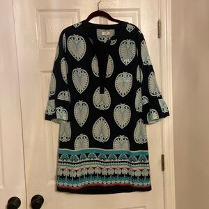 Crown & Ivy Dress Size 14 Pocket 3/4 Sleeves